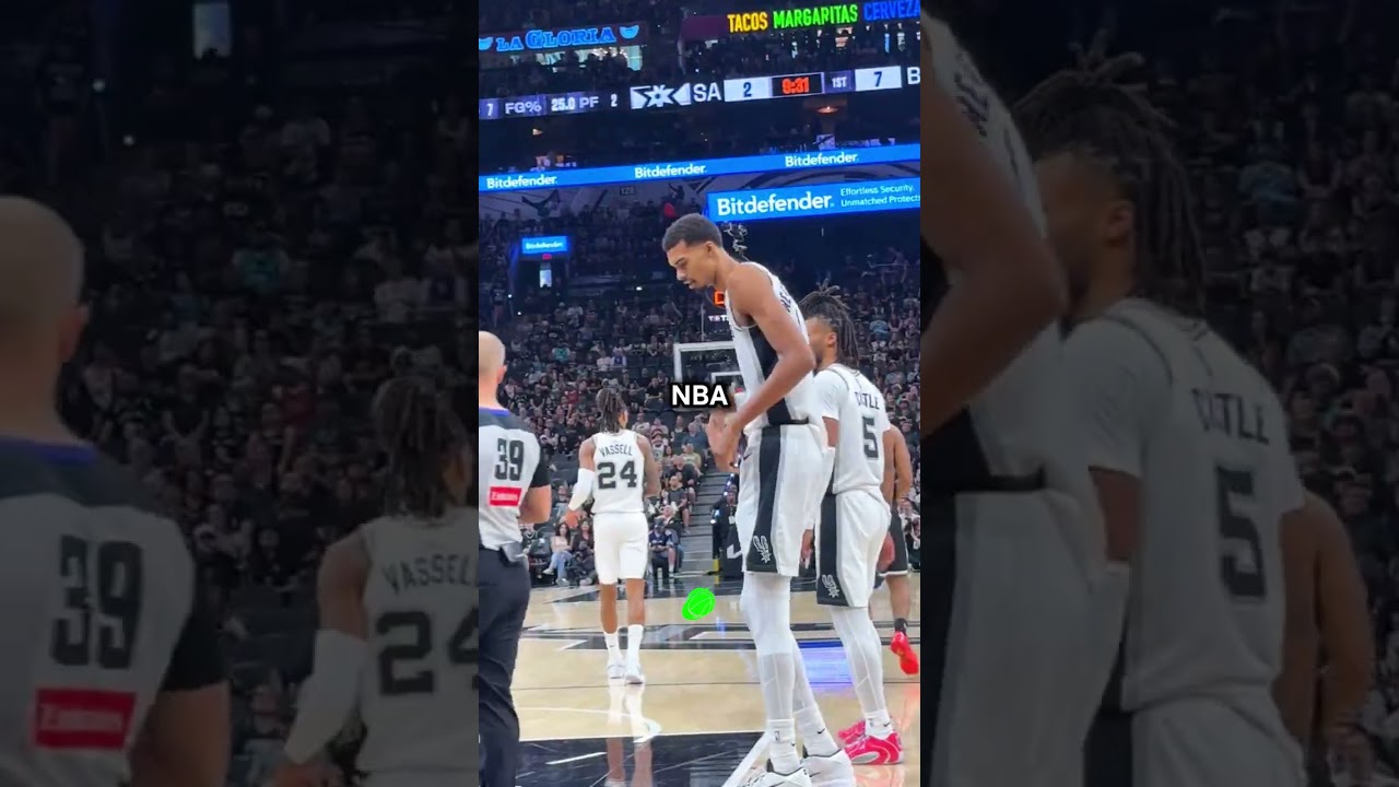 Victor Wembanyama is actually 7’6”