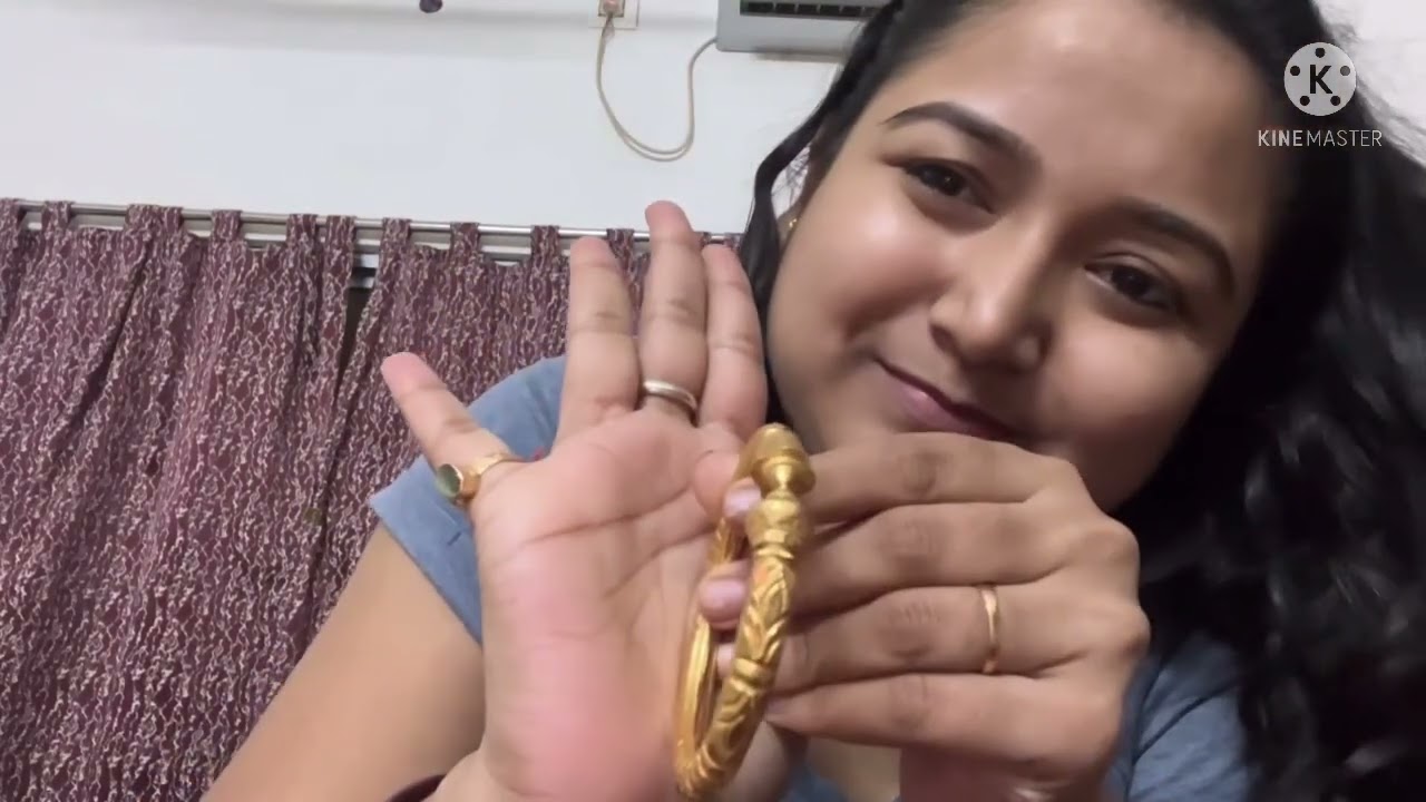 My gold jewellery collection ☺️ please like share subscribe