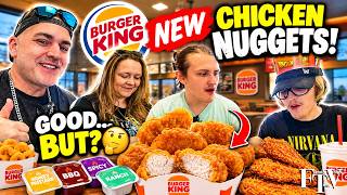 Burger King’s NEW Chicken Nuggets… Are They REALLY That Good? 🍗Honest Review After Trying Them TWICE