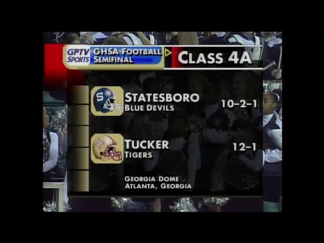 GHSA 4A Semifinal: Statesboro vs. Tucker - Dec. 13, 2003
