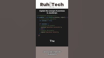 JavaScript promises #javascriptinterviewquestions #javascripttutorial #javascript #job #