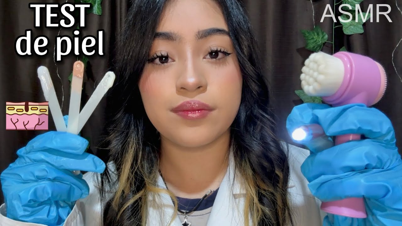 ASMR dermatóloga revisa tu piel 👩‍⚕️🔍