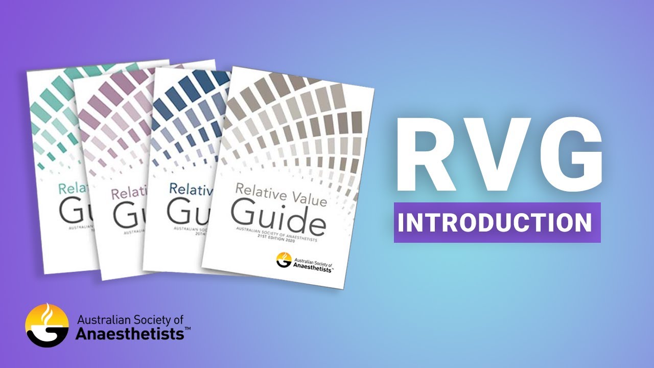 Introduction to the Relative Value Guide YouTube