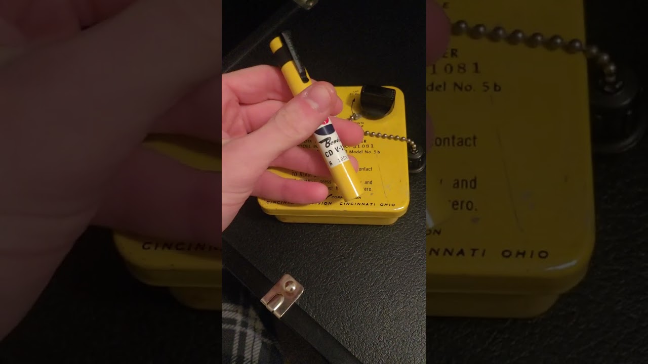 Restored 1960s Bendix Dosimeter