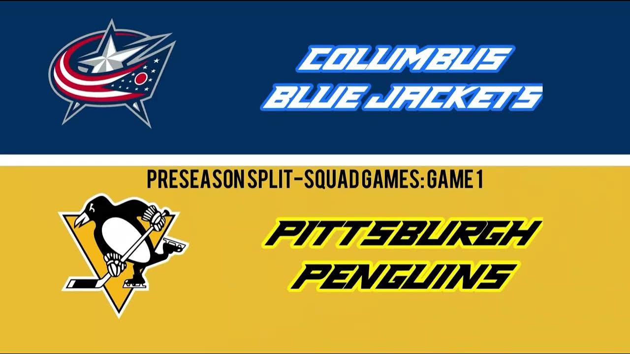 Penguins Preseason Games vs. CBJ; Game Notes & How to Watch