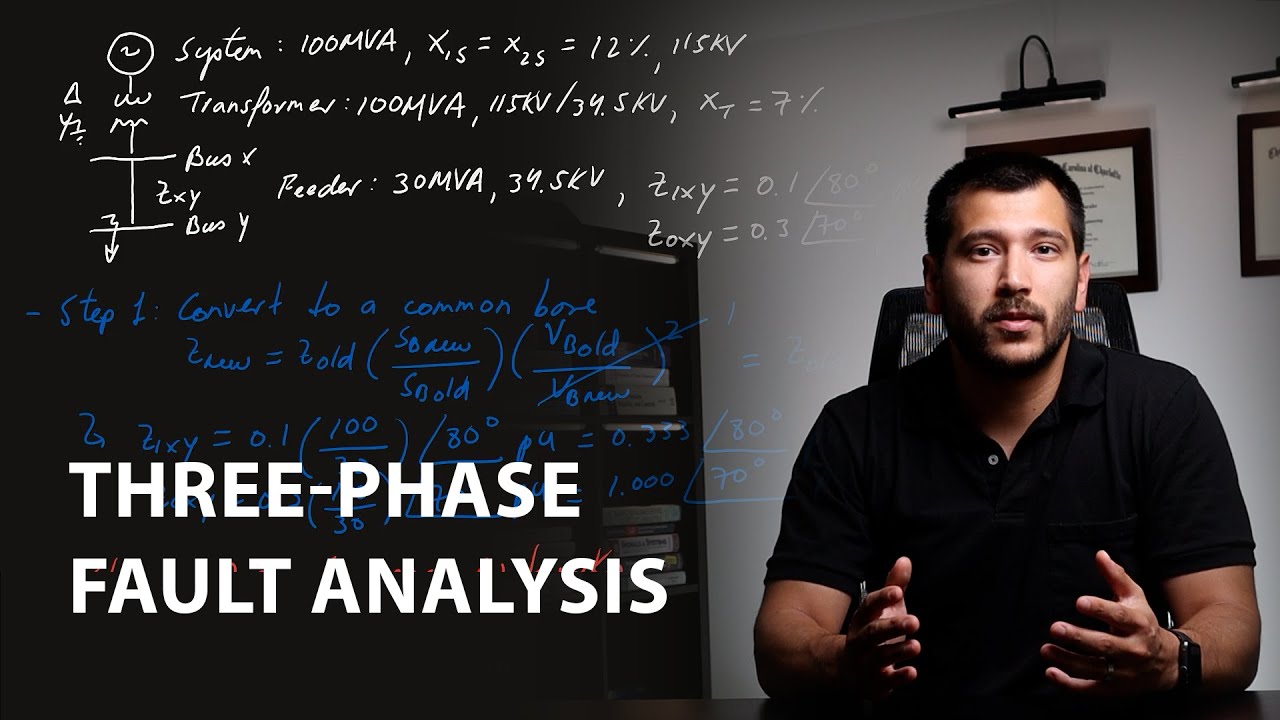 Power System Fault Analysis by Hand - Example Using the Symmetrical Components Technique