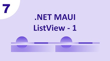 MAUI - Syncfusion : List View - Part 1