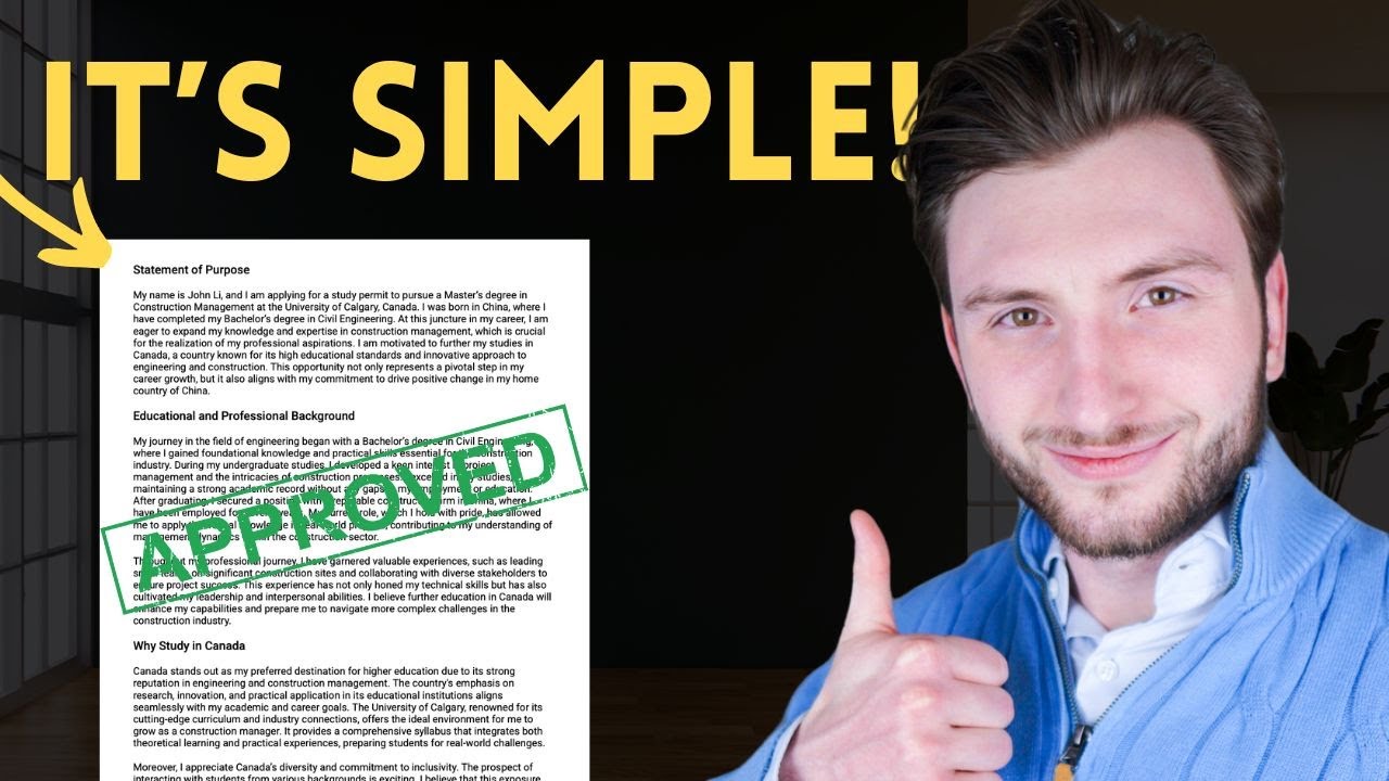 How to Write a Canada Student Visa Statement of Purpose Step By Step