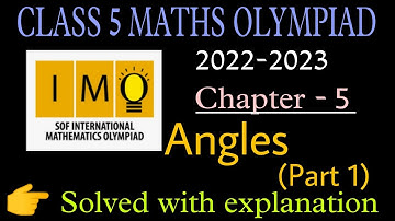 Class 5 imo| Angles |imo class 5cbse|imo class 5 icse|imo class5 sample papers|@Vedh Academy|