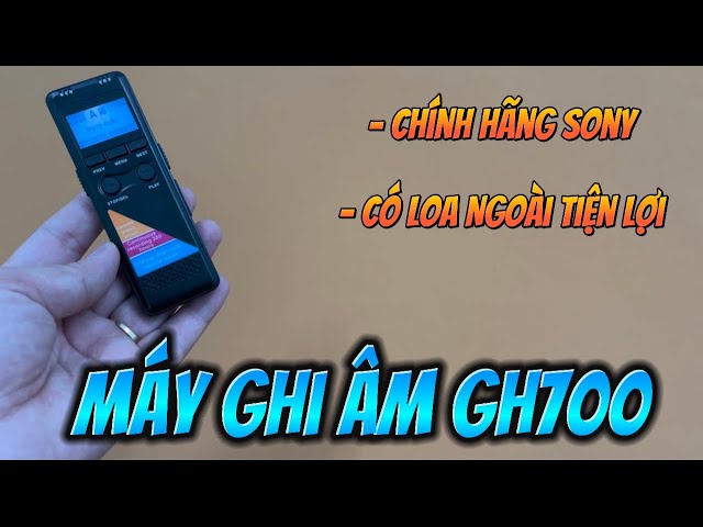 Máy Ghi Âm Nghe Lén Siêu Nhỏ Gh700 Chính Hãng Sony , Máy Ghi Âm Chuyên Dụng GH700 Pin Khủng 5 Ngày