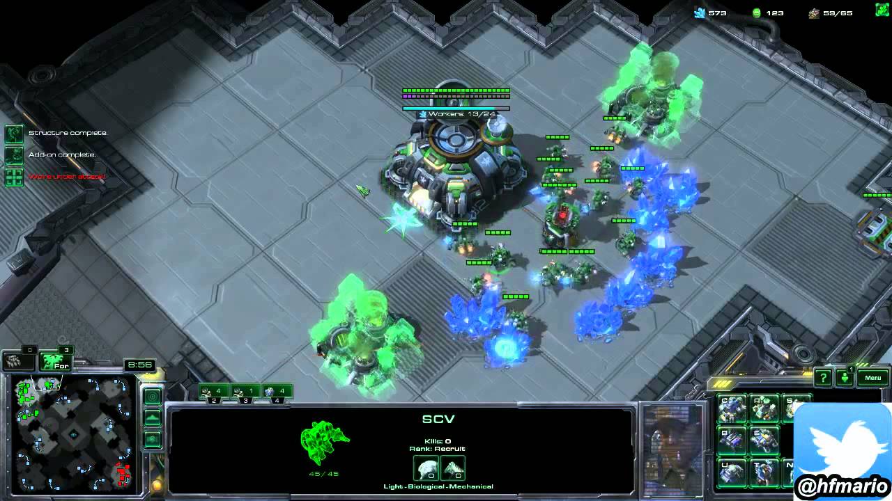 TvT HTOMario vs Korea GM llllllll Hacker Mech vs Mech