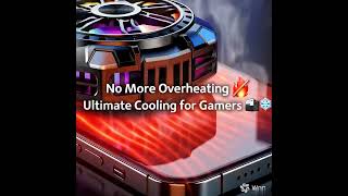 Stop Phone Overheating Instantly 🔥❄️ | RGB Mobile Cooling Fan https://amzn.to/4dvktcv