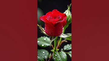 Thumbnail of Red Rose Blooming 🌹✨ #rose #blooming #nature #shorts