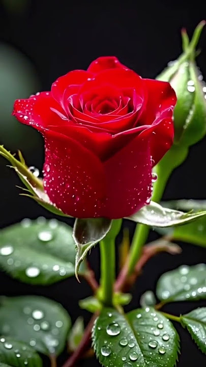 Red Rose Blooming 🌹✨ #rose #blooming #nature #shorts