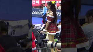 점수 잃자 허탈해 하는 김한나 치어리더. 그 모습이 왜 이리 또 예쁜지!  | KIM Han-Na CheerLeader (23.12.07)