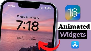 Animated Widgtes on Lockscreen - iOS 16 📲 | 2023