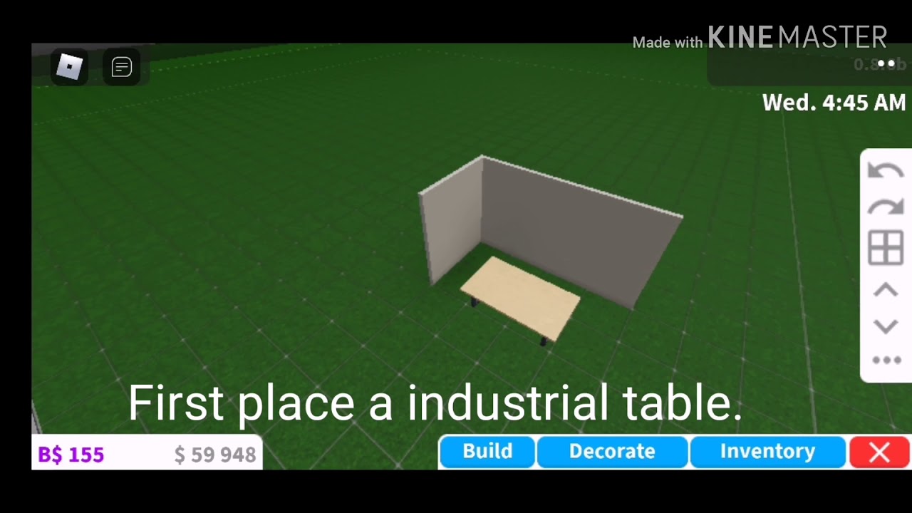 How to make a ping pong table in bloxburg! YouTube