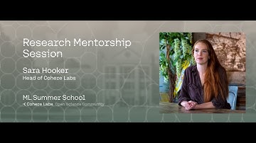 Sara Hooker - Research Mentorship Session