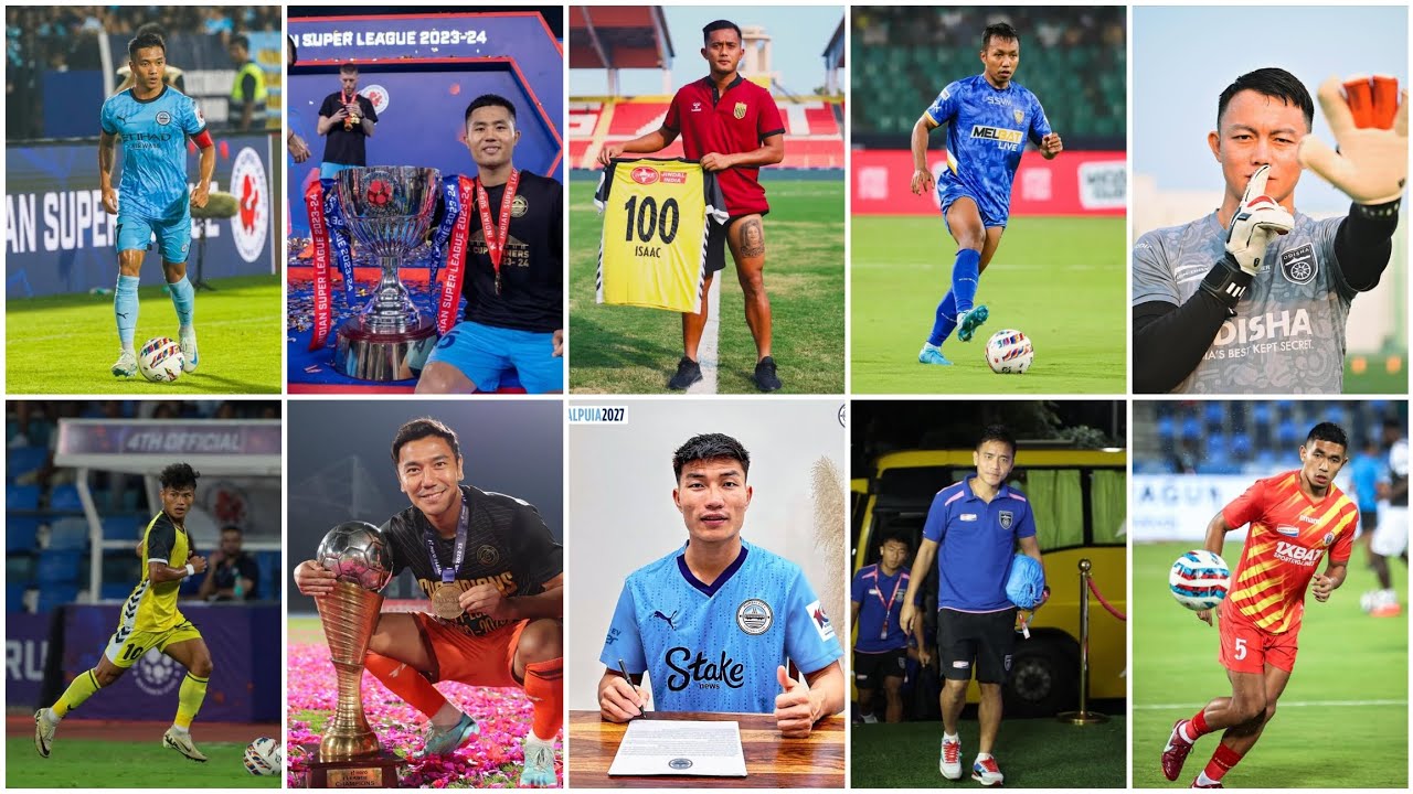 Mizo footballer ISL 2024-25 mizo players te || Club / Height / position & Market value