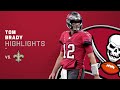 Tom Brady's Best Throws From 4-TD Game vs. Saints | NFL 2021 Highlights