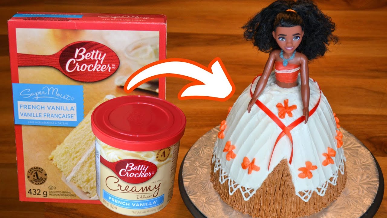 Moana Doll Cake for Beginners | Disney Princess