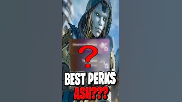 The ULTIMATE ASH Perks in Apex Legends Season 24 #shorts
