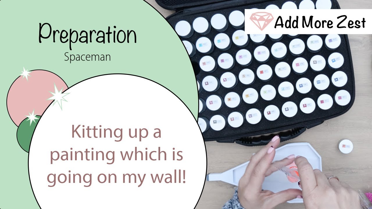 Dreamer Designs SpaceMan | Подготовка к алмазной вышивке