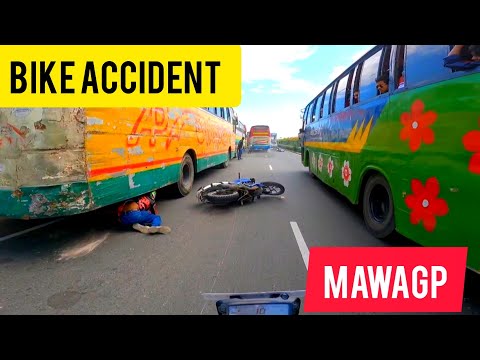 Bike Accident RTR 4V 160. Mawa Express Way.