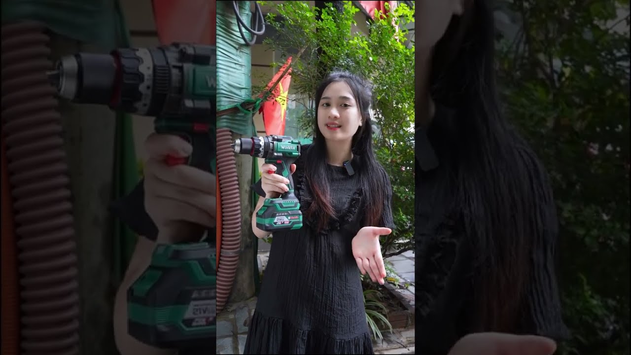 Chi tiết máy khoan 160N, 3 chức năng Khoan thường- Bắn vít- Khoan búa của Workfix WF-ID160AK