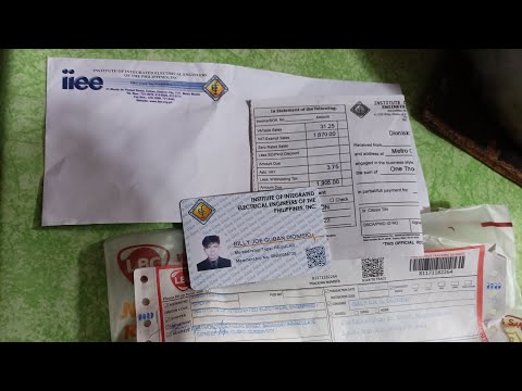 IIEE id, online(registration,payment,official receipt,member application), NEW board passer(REE/RME)