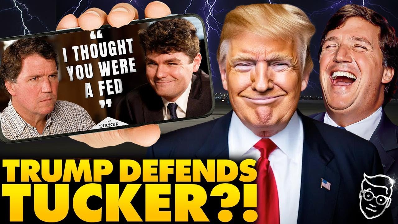 Trump DEFENDS Tucker Carlson After Nick Fuentes Interview: 'Let The People Decide' | Libs SNAP