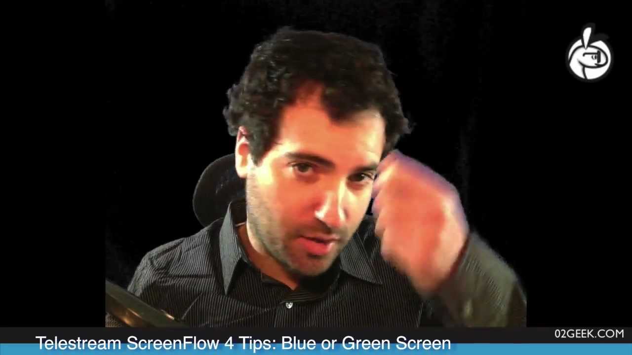 ScreenFlow 4: Should i use A green or blue screen?