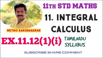 11th Std Maths Ex.11.12(1)(i) Integrate √ x²+2x +10 with respect to x