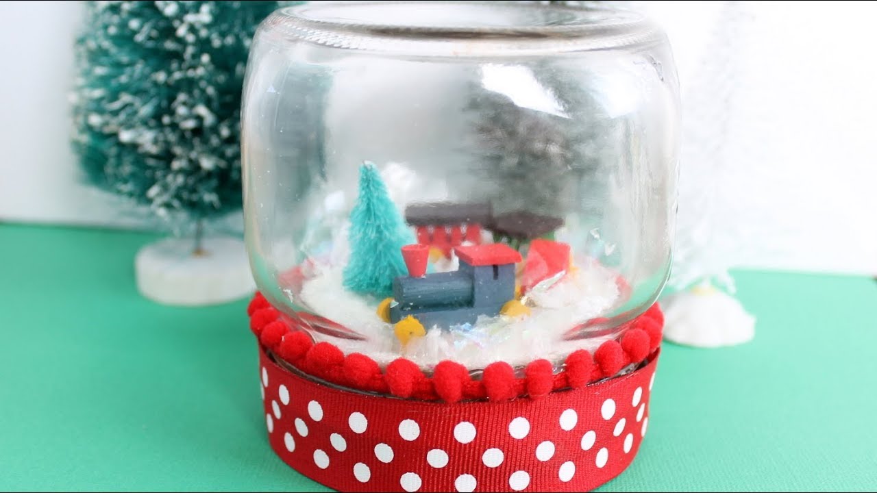 Make a Christmas Snow Globe - YouTube