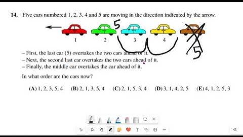 2022 Canadian Math Kangaroo Contest Grades 3/4 Question #14