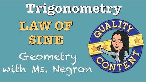 Law of Sine | Geometry with Ms. Negron