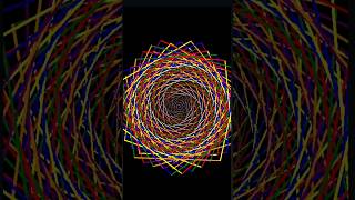 Hypnosis Turtle Using Python Code #shorts #python #pythonturtle #pythonturtlegraphics #pythonproject