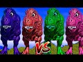 NEW! Colorful HULK T-REX Vs I-REX, V-REX & Hero Dinosaurs -Jurassic World Evolution Dinosaurs Fight🌍