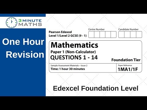 Vídeo: Qual papel de matemática do GCSE não é calculadora?