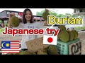 Japanese Girl Finally Love Durian in Malaysia [ENG CC]/マレーシアでドリアン３種食べ比べしてみた【絶品】