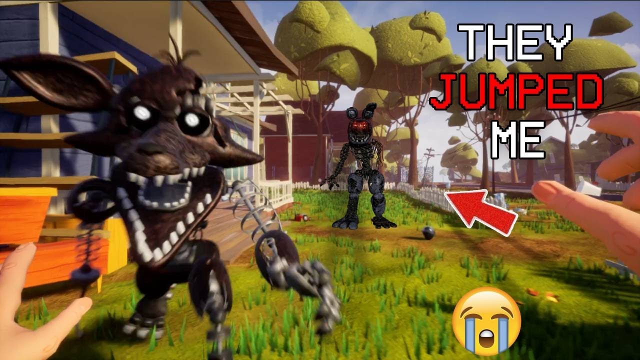 They Added Ignited Foxy & Ignited Bonnie in Hello Neighbor… 😭💀