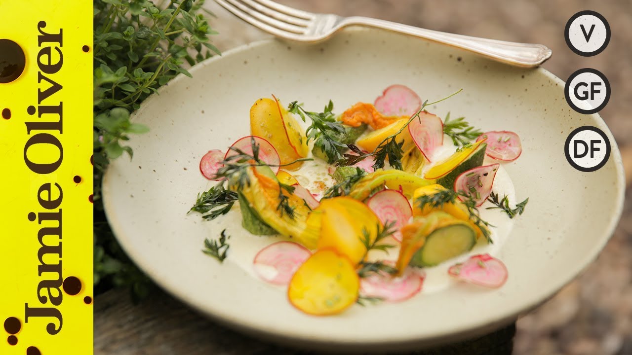 Summer Garden Salad & Homemade Mayonnaise  | Jean Imbert | Jamie Oliver