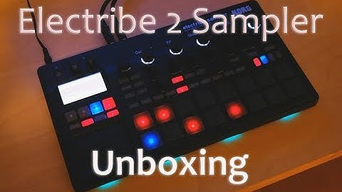 Korg Electribe 2 Sampler (New) - Unboxing