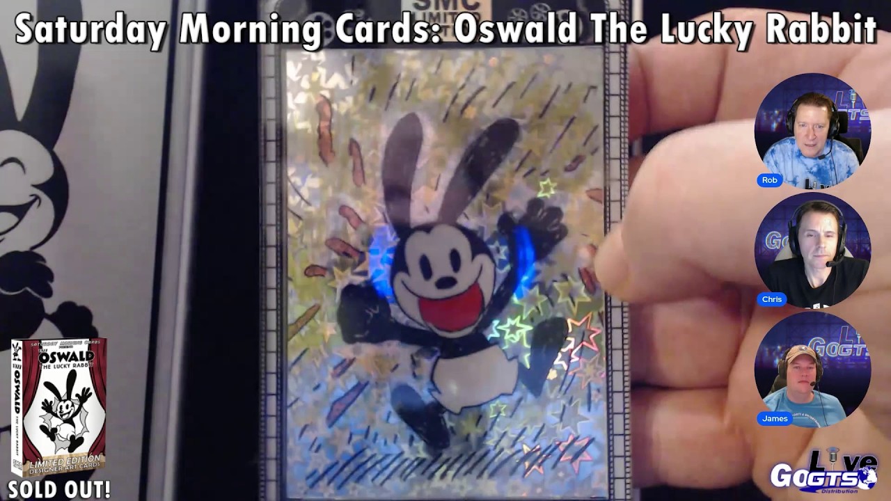 Saturday Six Rabbit Box Break | Saturday Morning Cards: Oswald The Lucky Rabbit - YouTube