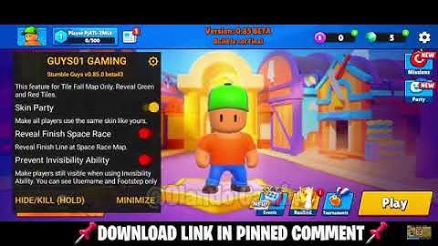 Stumble Guys MOD MENU v0.85.0 For Android 2025 🔗|Unlimited Gems, Unlock all Skins, Emotes & Auto-Win