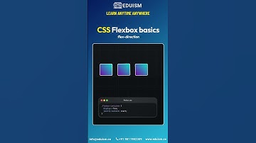 CSS Flexbox Basics! #css #html #javascript #js #cssbeginners #dataanalysis #ai #ml #webdeveloper