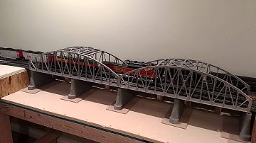 MTH O scale layout part #4 First run!