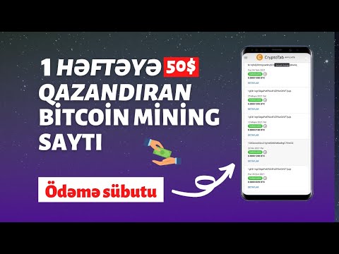 ƏN ÇOX PUL QAZANDIRAN VƏ ÖDƏNİŞ EDƏN SAYT! / Bitcoin mining / İnternetdən pul qazanmaq