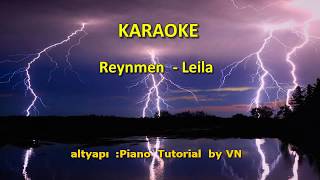 Reynmen - Leila [ KARAOKE ] Şarkı Sözleri Resimi