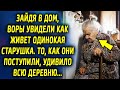 Зайдя в дом они увидели как живет одинокая старушка, их поступок шокировал всю деревню…